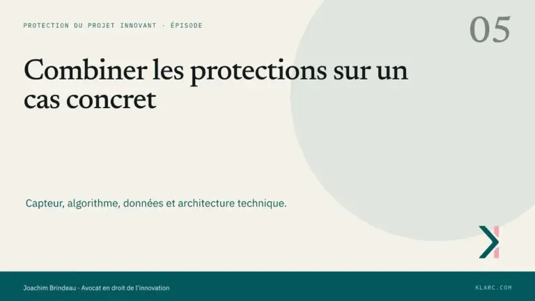 Combiner les protections de son innovation